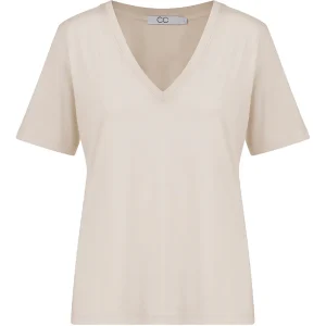 CC HEART REGULIERE T-SHIRT - Creme