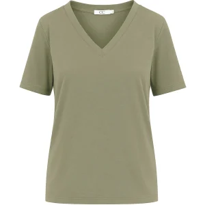 CC HEART REGULIERE T-SHIRT - Dusty olive