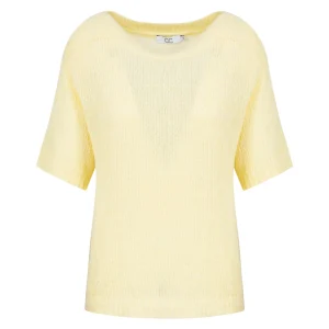 CC HEART ROSELYNN KORTE MOUWEN TRUI - Light honey
