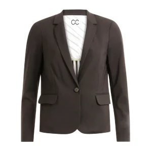 CC HEART SHORT BLAZER - Black