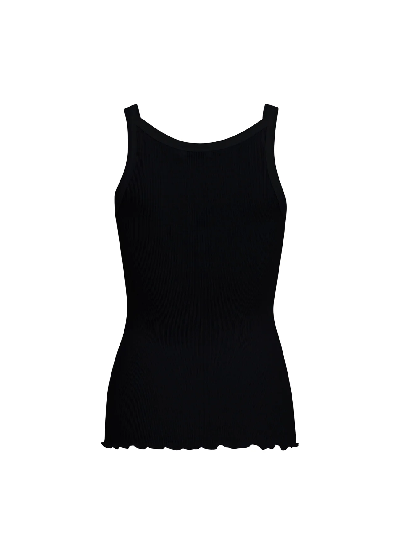 CC HEART ZIJDEN TRÄGERTOP - Black - Afbeelding 8