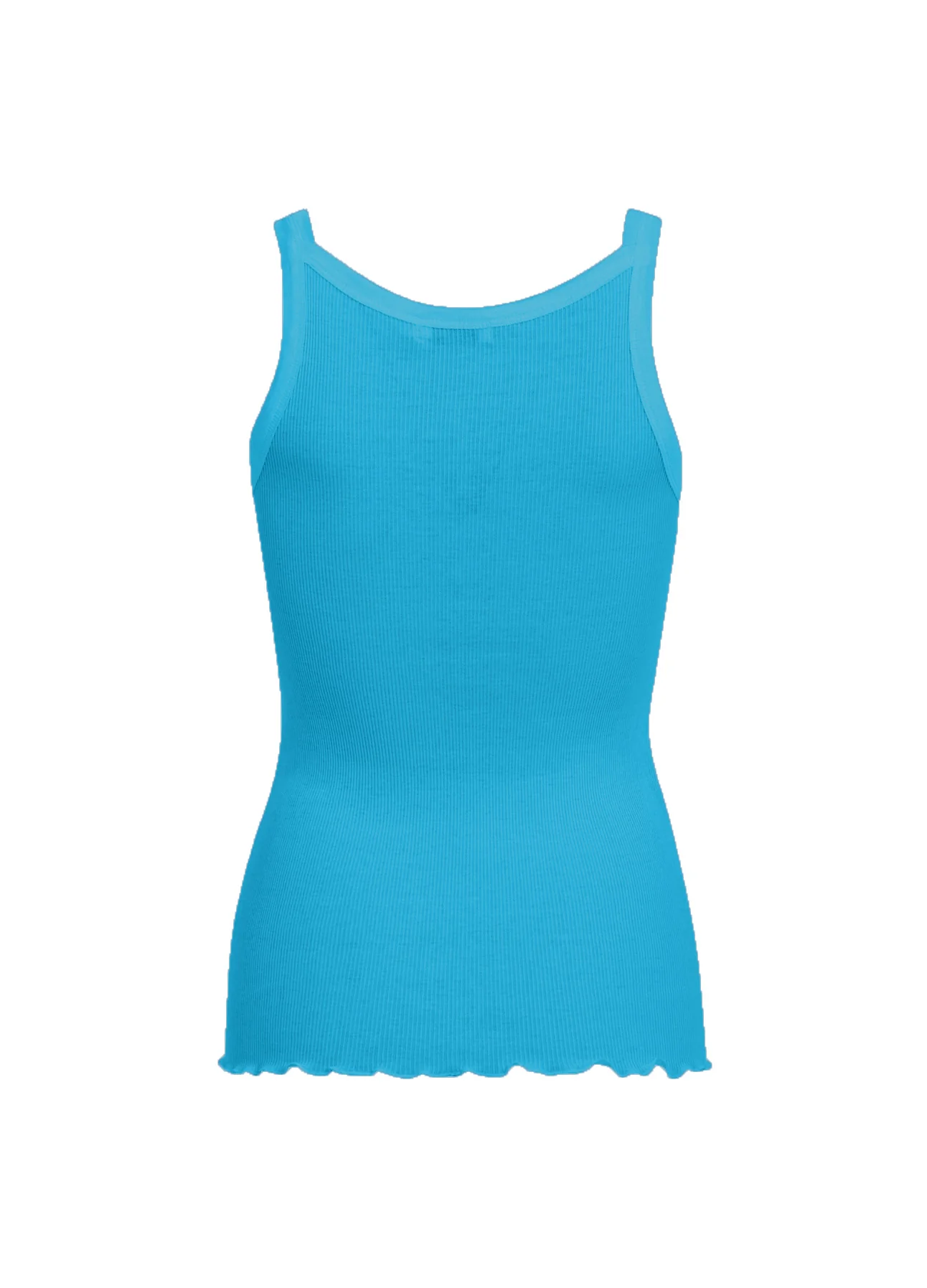 CC HEART ZIJDEN TRÄGERTOP - Blue lagune - Afbeelding 4