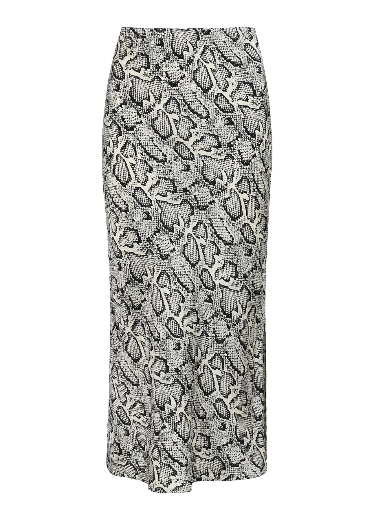 CC HEART SKYLER MIDDELLANGE BEDRUKTE ROK - White snake print - Afbeelding 2