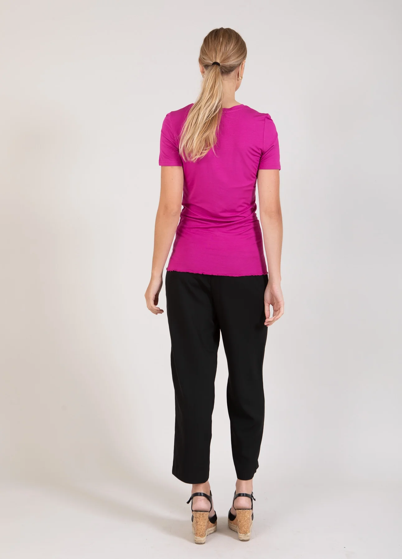 CC HEART SOFIA KORTE MOUW BLOUSE - Berry - Afbeelding 5