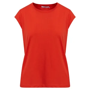 CC HEART T-SHIRT - Berry red