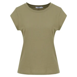 CC HEART T-SHIRT - Dusty olive