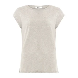 CC HEART T-SHIRT - Light grey melange