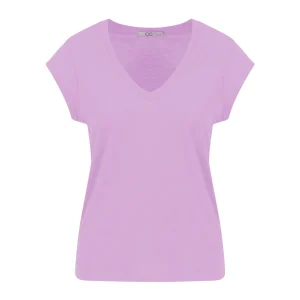 CC HEART V-HALS T-SHIRT - Lavender