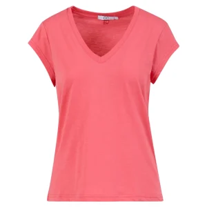 CC HEART V-HALS T-SHIRT - Light intense pink