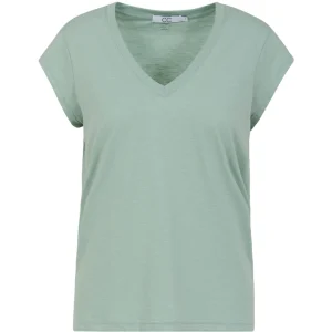 CC HEART V-HALS T-SHIRT - Minty green –