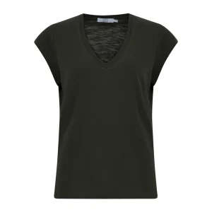 CC HEART V-HALS T-SHIRT - Black