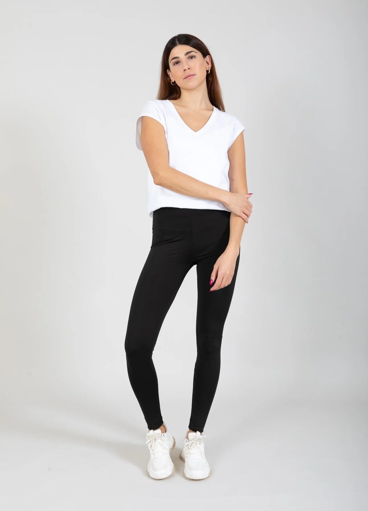 CC HEART V-HALS T-SHIRT - White - Afbeelding 4