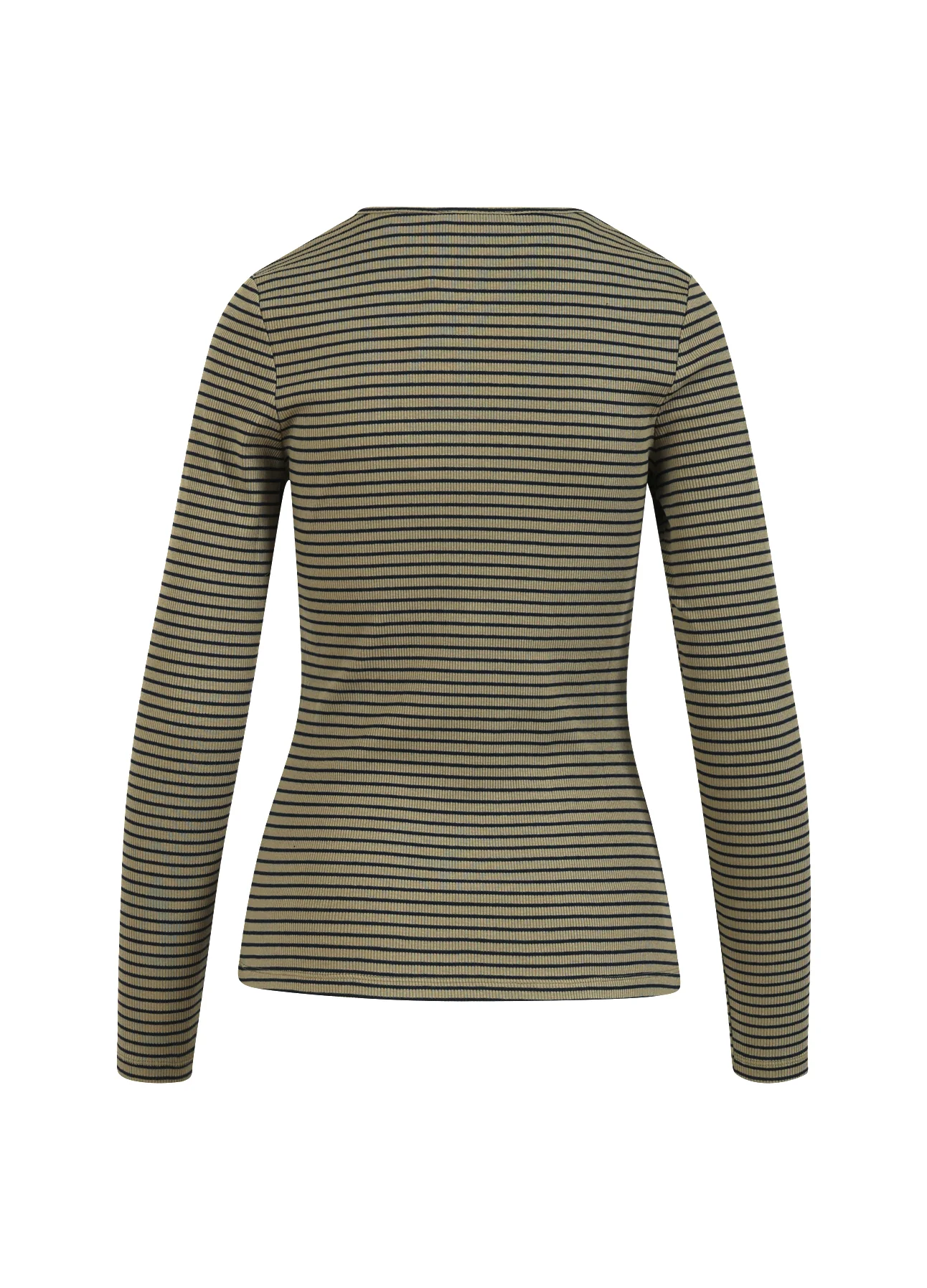 CC HEART KAROLINE RIB TEE - Olive/navy stripe - Afbeelding 5