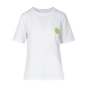 CC SMILE T-SHIRT - MID SLEEVE - White - 200 (green smile)