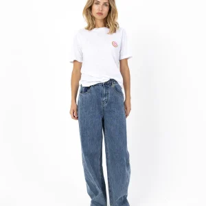 CC SMILE T-SHIRT - MID SLEEVE - White - 200 (pink smile)