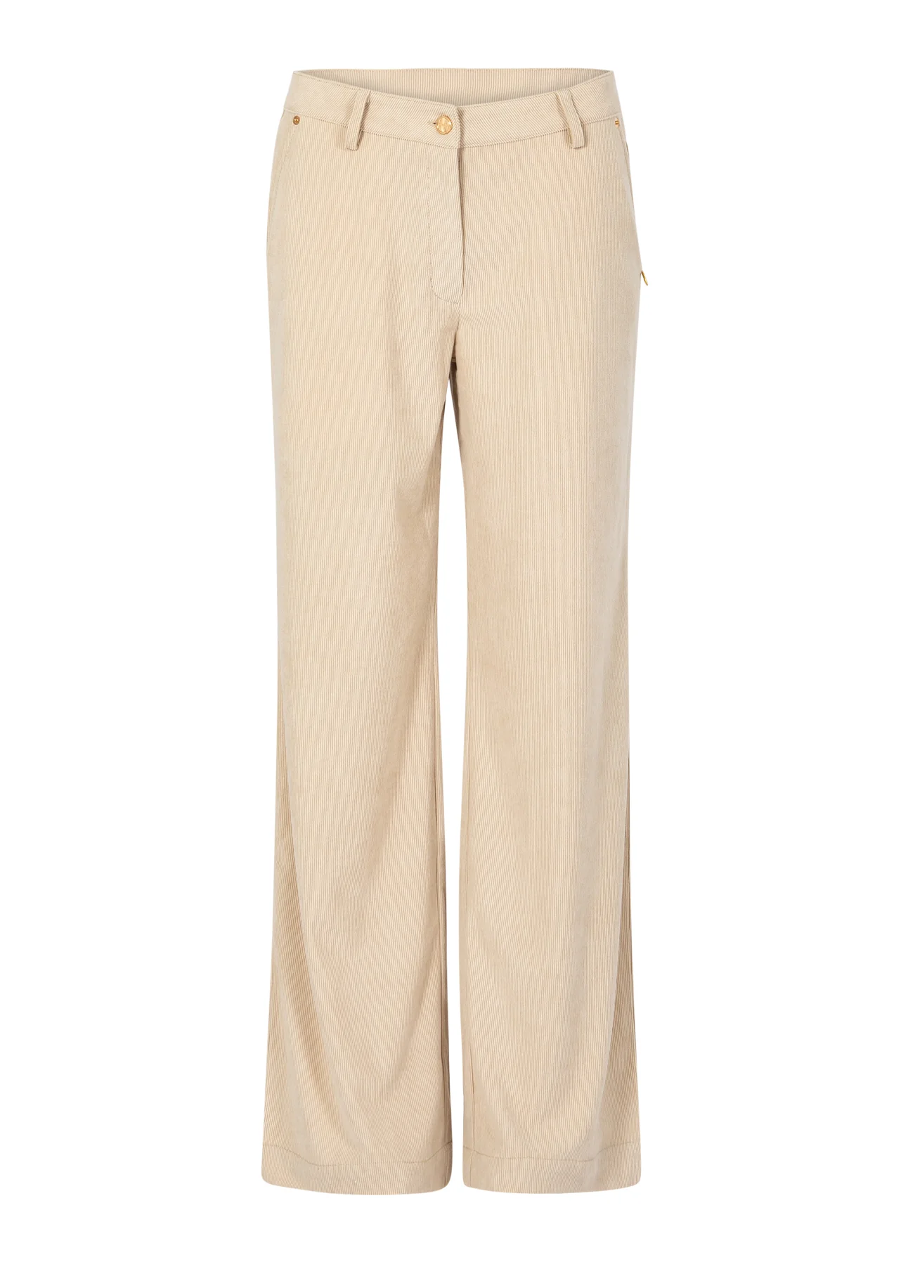 CORDUROY BROEK - PETRA FIT - Pearl - Afbeelding 4