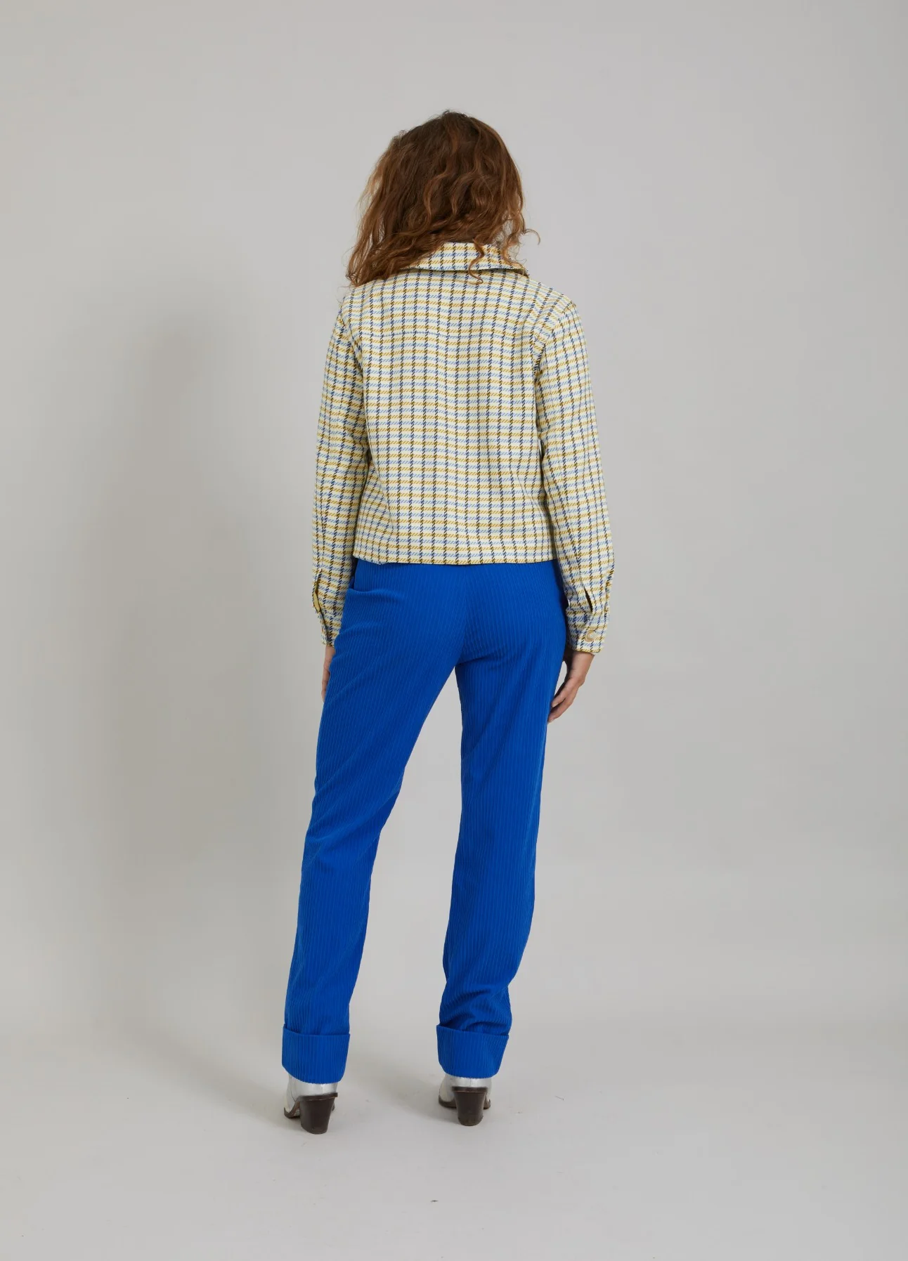 CORDUROY TROUSERS - STELLA FIT - Midnight blue - Afbeelding 8