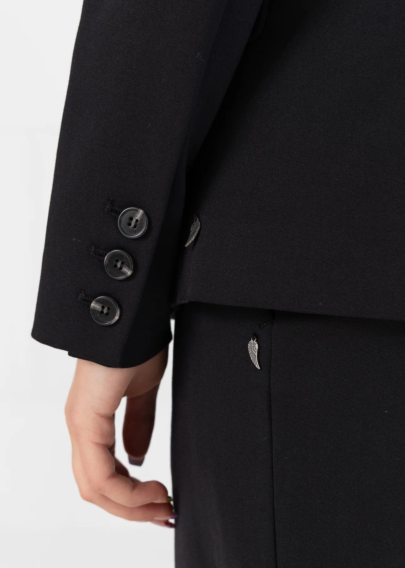 DUBBELDRADIGE BLAZER MET PRAKTISCHE DETAILS - Black - Afbeelding 5