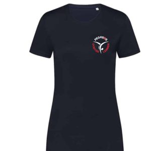 Sport Shirt Pegasus DAMES met naam (navy)