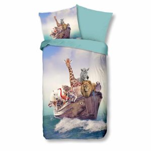 Dekbedovertrek Ark van Noach met naam
