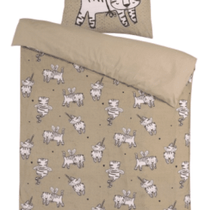 Dekbedovertrek set Kidzroom Dress-Up Tijger met naam