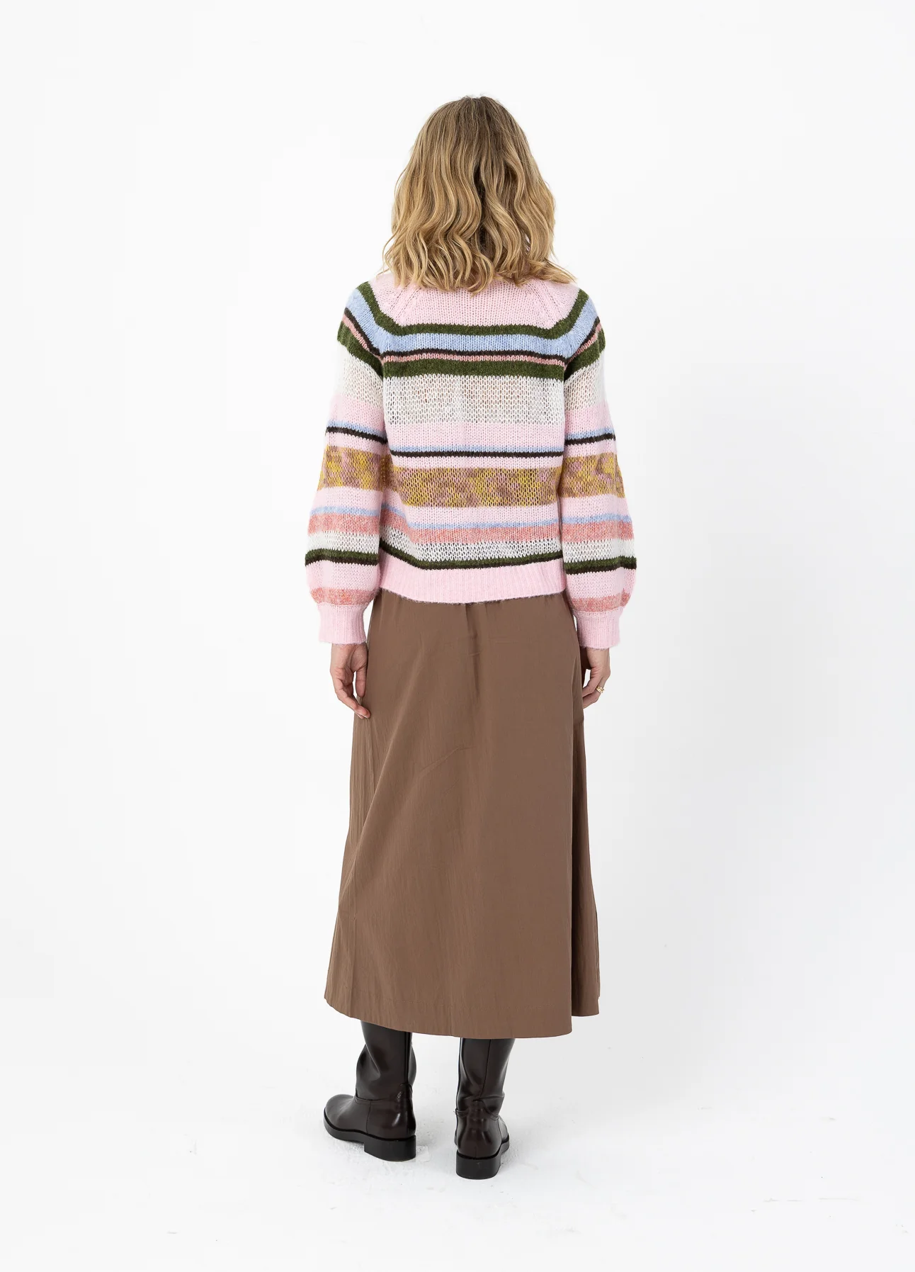 GEBREID MET STREPEN - Multicolor - Afbeelding 4