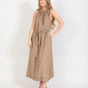 GEKLEDE ZOMERJURK - Smoked beige