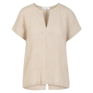GESTRUCTUREERDE TOP - Warm sand
