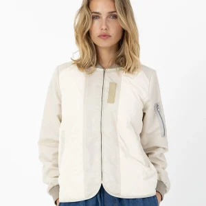 GEWATTEERDE BOMBERJAS - Pearl