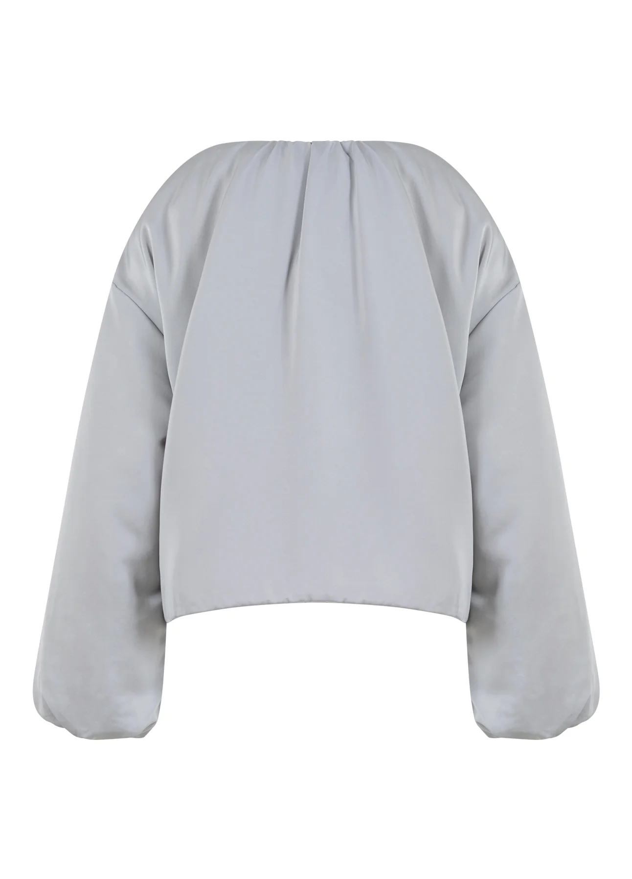 GEWATTEERD INGEKORTE JAS - Volcanic grey - Afbeelding 8