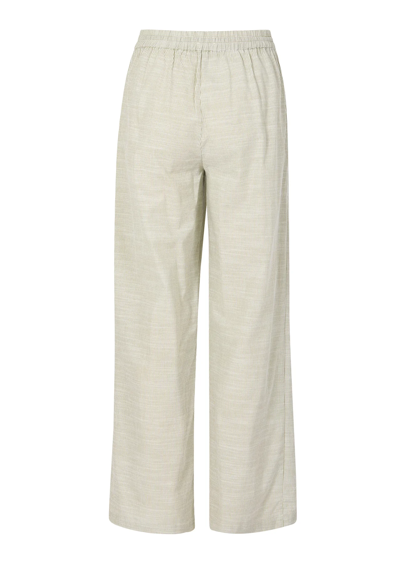 GWEN LANGE BROEK - SILLE PASVORM - Green stripe - Afbeelding 5