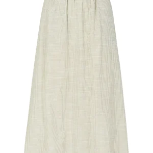 GWEN LANGE ROK - Green stripe