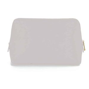 Beautycase Make-up / toilet tas met naam (Grijs)