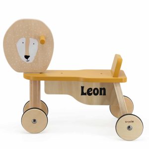 Houten Loopdier Meneer Leeuw met naam