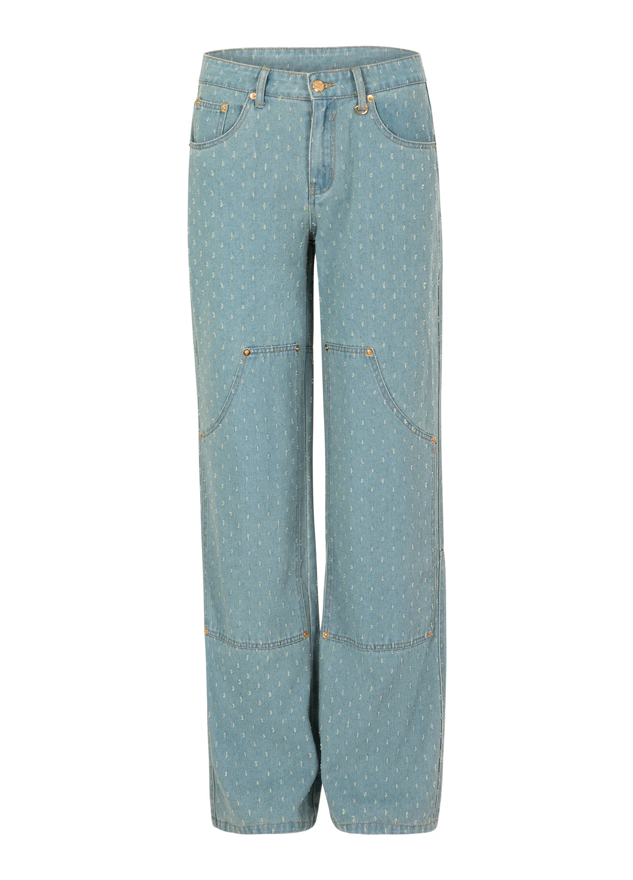 JEANS IN DOT DENIM - PETRA FIT - Dot denim - Afbeelding 5