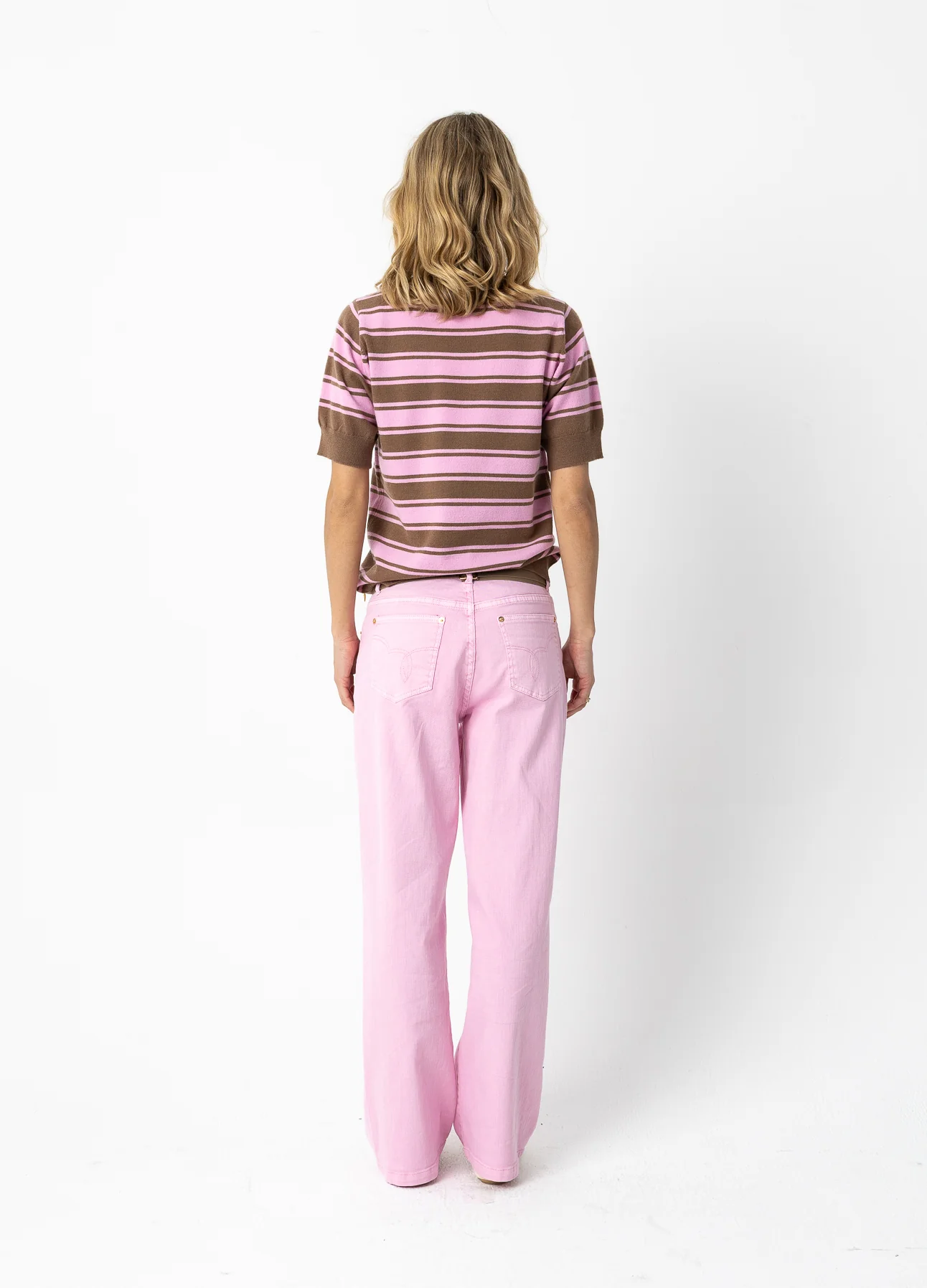 JEANS IN ROZE DENIM - PETRA FIT - Bon bon pink - Afbeelding 4