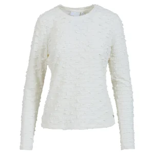 JERSEY BLOUSE - Creme