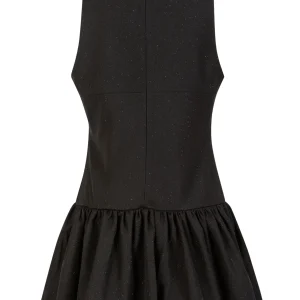 JURK MET STRIKKEN - Black