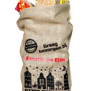 Gratis XXL Jute zak (Black Friday) op = op