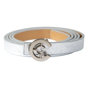 KLEIN LOGO RIEM - Silver metallic - 242 (Silver buckle)