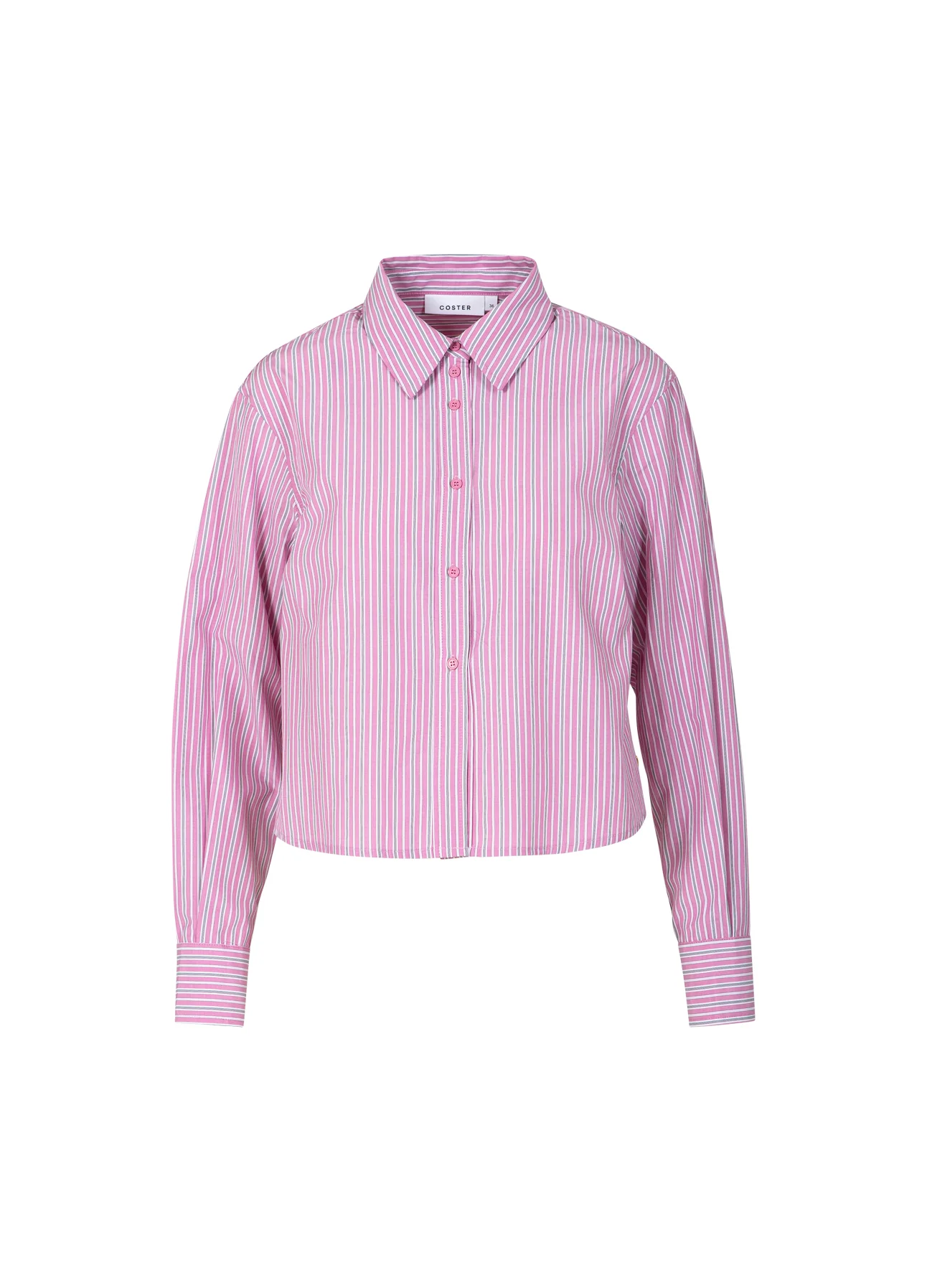 KORTE BLOUSE MET STREPEN - Rose stripes - Afbeelding 5