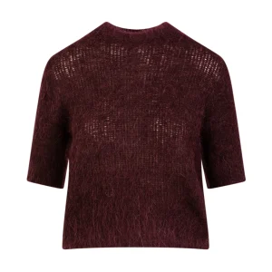 KORTMOUWIGE GEBREIDE TRUI IN ALPACA