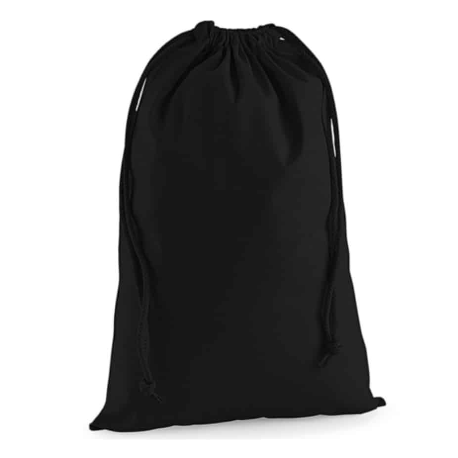 Kerstzak met naam zwart (Luxe) - Afbeelding 2