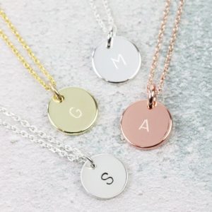 Ketting met naam gegraveerd (Muntje)