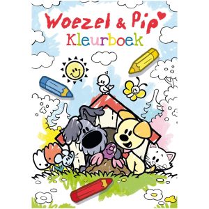Kleurboek Woezel & Pip
