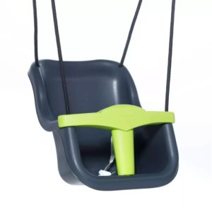 Kunststof babyzitje limoengroene T-bar