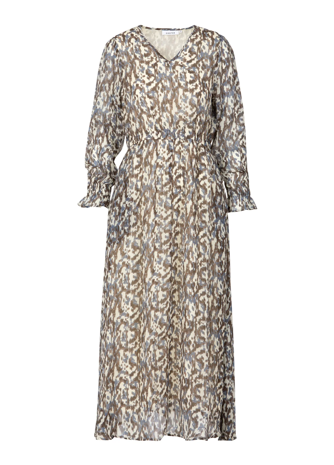 LANGE JURK IN DROMENLAND PRINT - Blue dreamscape print - Afbeelding 5