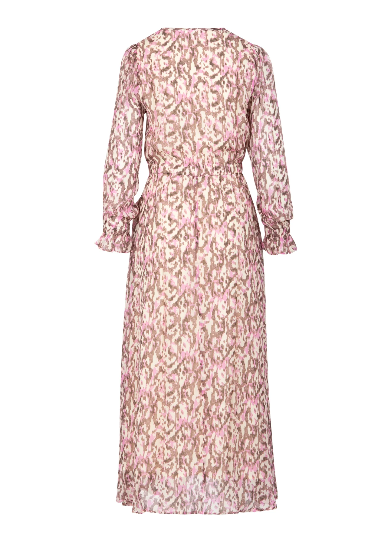 LANGE JURK IN DROMENLAND PRINT - Pink dreamscape print - Afbeelding 6
