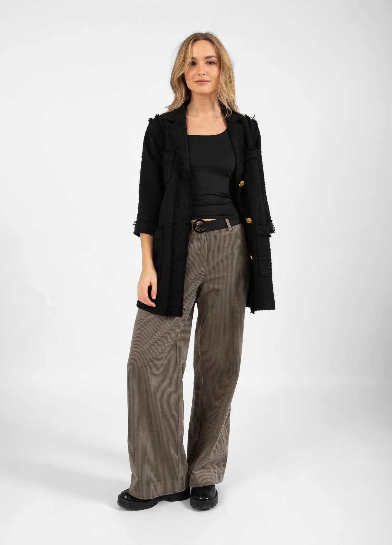 LANG BLOUZENJAS - Black - Afbeelding 5