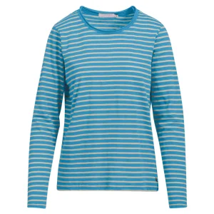 LONG SLEEVE T-SHIRT W. STRIPES - Sporty blue stripe
